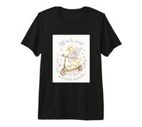 Fuera para ser Raro y Construir Personaje Duck Fairy Scooter Camiseta Premium