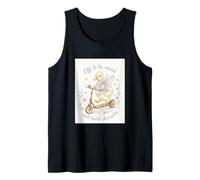 Fuera para ser Raro y Construir Personaje Duck Fairy Scooter Camiseta sin Mangas