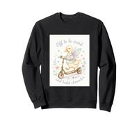 Fuera para ser Raro y Construir Personaje Duck Fairy Scooter Sudadera