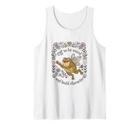 Fuera para ser Raro y Construir Personaje Frog Fairy Floral Camiseta sin Mangas