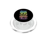 Fuera Y Orgullo En Monterey Beach California LGBTQ Orgullo Gay PopSockets PopGrip para MagSafe
