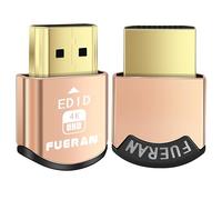 FUERAN 2K 4K 8K HDMI Dummy Plug-Virtual Monitor Display Emulator Headless Adapter 3840x2160@60Hz 1080@120HDR DVI EDID Emulator (4K-2P (1080@120hz-3840x2160@60Hz))