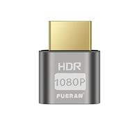 FUERAN 2K 4K 8K HDMI Dummy Plug-Virtual Monitor Display Emulator Headless Adapter 3840x2160@60Hz 1080@120HDR DVI EDID Emulator (2K-1080@60 HDR)