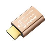 FUERAN Adaptador de emulador Edid (4 generación), HDMI compatible con Mac Thunderbolt a conmutadores HDMI/extensor/receptor AV y divisor de vídeo (2560 x 1440 - 60 Hz)