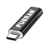 FUERAN Adaptador de pantalla virtual 4K 60Hz USB-C tipo C DDC EDID, enchufe simulado, emulador de pantalla fantasma sin cabeza 2K1080P @60Hz (negro)