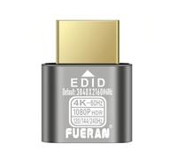FUERAN Conector HDMI Dummy Plug, emulador de pantalla virtual, adaptador de pantalla fantasma sin cabeza (4K60Hz-1P-(default2160))