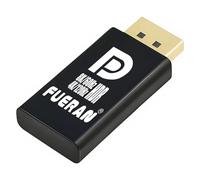 FUERAN EDID Monitor (DP-8K60Hz-4K120Hz-HDR), Conector Dummy DisplayPort, Emulador de Pantalla Virtual, Adaptador de Pantalla Fantasma Sin Cabeza, 7680×4320@60Hz 3840x2160@120Hz-1440P@144Hz