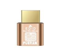 FUERAN Enchufe HDMI Dummy HDR 4K@60Hz 2K@120/144Hz 1080P@120/144/240Hz, emulador edid Adaptador de pantalla virtual, adaptador HDMI sin pantalla (4K60Hz-1P-(default1440)) (4K60Hz-1P-(default1080))