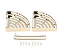 Fuerdich Estante de ducha para inodoro, estantes de ducha montado en la pared, organizador de ducha de baño de acero inoxidable, estante triangular para ducha de esquina, para baño, cocina, dormitorio