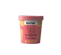 Fürree Dog Ice Cream Mix - Sabor Fresa | Premio congelado Natural para Perros, Hecho con Fruta Real