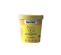 Fürree Dog Ice Cream Mix - Sabor plátano | Postre congelado para Perros con plátano liofilizado, sin Rellenos