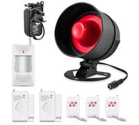 Fuers Sistemas de seguridad para el hogar, sistema de alarma antirrobo de 115 dB, sistema de alarma para el hogar, sensor de alarma de movimiento PIR, alarma de cochera, casa con control remoto