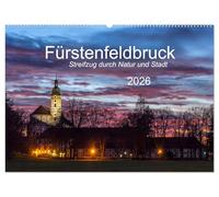 Fürstenfeldbruck - Streifzug durch Natur und Stadt (Wandkalender 2026 DIN A2 quer), CALVENDO Monatskalender: Zwölf interessante Einblicke in Natur und ... der Großen Kreisstadt im Westen von München.