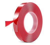 Fuerte cinta adhesiva de doble cara acrílica impermeable extraíble sin residuos fuerte cinta de montaje para coche motocicleta hogar montaje de pared (3/4 pulgadas x 33 pies)