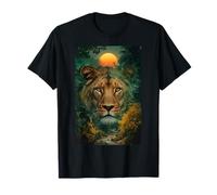 Fuerte, León, Selva, África, Naturaleza, Puesta del Sol Camiseta