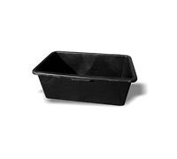 Fuerte mezcla mortero recipiente 80 litros bañera muy dorado de plástico resistente BUILDERS cubo casta Flower Pot