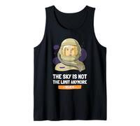 Fuerte Mujer Independiente El Cielo ya no es el límite Camiseta sin Mangas