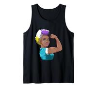 Fuerte Mujer Negra No Binaria, Orgullo Y Poder. Camiseta sin Mangas