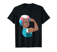 Fuerte Orgullo Y Poder De Las Mujeres Transgénero Negras Camiseta