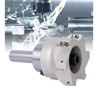 Fuerte Rigidez C20 FMB27 Collet Chuck Supporter BAP400R -80-27-6 Cortador de Flautas APMT1604 Insertos de Comida para Fresado CNC y Procesamiento Metales, 6 Piezas (C20-FMB27+80 Cutter
