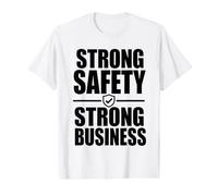Fuerte Seguridad Fuerte Negocio Fuerte, Regalo de Cultura de Seguridad en el TR Camiseta gráfica económica