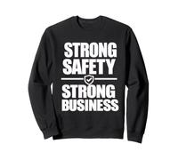 Fuerte Seguridad Fuerte Negocio Fuerte, Regalo de Cultura de Seguridad en el TR Sudadera