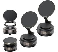 Fuerte soporte magnético para teléfono de coche, succión de vacío de 40 kg, soporte ajustable de 360° para salpicadero/gimnasio/espejo (compatible con iPhone y Android) (estilo A 2)