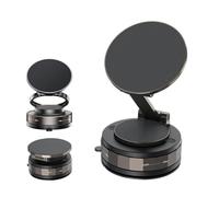 Fuerte soporte magnético para teléfono de coche, succión de vacío de 40 kg, soporte ajustable de 360° para salpicadero/gimnasio/espejo (compatible con iPhone y Android) (estilo A)