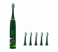 Fuerte Temporizador Cepillo de dientes eléctrico de lavado creativo para niños cepillo de dientes de dibujos animados de pelo de portátil Neceser Cepillo Dientes Junior