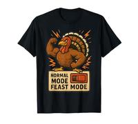 Fuerte Turquía Festín Modo Retro Acción de Gracias Humor otoño Día Camiseta