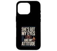 Fuerte voluntad Hija mamá Regalo Orgulloso rebelde Chica Vida Carcasa para iPhone 16 Pro