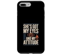 Fuerte voluntad Hija mamá Regalo Orgulloso rebelde Chica Vida Carcasa para iPhone 7 Plus/8 Plus