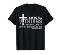 Fuerza a través de Cristo Conciencia del Guerrero del Tumor Cerebral Camiseta