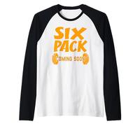 Fuerza Abdominal Cargando Frase Graciosa Entrenamiento Camiseta Manga Raglan