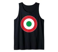 FUERZA AÉREA ITALIANA ROUNDEL ITALIA FUERZAS ARMADAS Camiseta sin Mangas