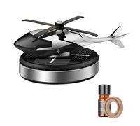 Fuerza aérea para coches aéreos | Energía solar helicóptero aromaterapia automática | Aircraft aleación Forma de ornamento interior del vehículo difusor para perfumes de imagen Fresado