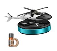 Fuerza aérea para coches aéreos | Energía solar helicóptero aromaterapia automática | Aircraft aleación Forma de ornamento interior del vehículo difusor para perfumes de imagen Fresado