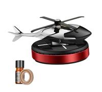 Fuerza aérea para coches aéreos | Energía solar helicóptero aromaterapia automática | Aircraft aleación Forma de ornamento interior del vehículo difusor para perfumes de imagen Fresado
