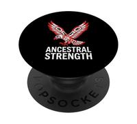 Fuerza ancestral Águila nativa Tótem del noroeste del Pacífico PopSockets PopGrip Adhesivo