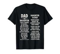 Fuerza atada por el amor donde los padres forjan y rugen las hijas. Camiseta