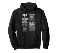 Fuerza atada por el amor donde los padres forjan y rugen las hijas. Sudadera con Capucha