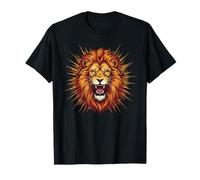Fuerza de Poder Salvaje del Rey león rugiente intrépido Camiseta