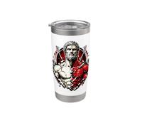 Fuerza dentro del músculo Anatomía Fitness Diseño gráfico Vaso térmico de acero inoxidable de doble pared