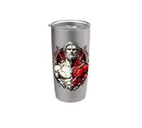 Fuerza dentro del músculo Anatomía Fitness Diseño gráfico Vaso térmico de acero inoxidable de doble pared