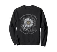 Fuerza, Esperanza, Coraje, Conciencia sobre el Parkinson, Daisy Ribbon Sudadera