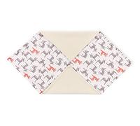 Fuerza Kids einschlagdecke para portabebés Kleine rehkitze gris naranja en color blanco