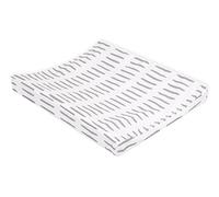 Fuerza Kids Funda para travesaño cambiador gris de franjas en color blanco