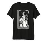 Fuerza Mayor Arcanos Tarot Cartas Leo Zodiaco Oculto Astrología Camiseta Premium