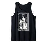 Fuerza Mayor Arcanos Tarot Cartas Leo Zodiaco Oculto Astrología Camiseta sin Mangas
