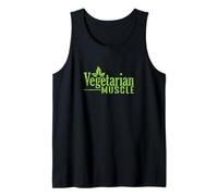 Fuerza Vegetariana a Base de Plantas musculares Camiseta sin Mangas